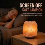 Himalayan Salt Aroma Lamp – Natural Essential Oil Diffuser with Wooden Base | Glowberryy - Image 5